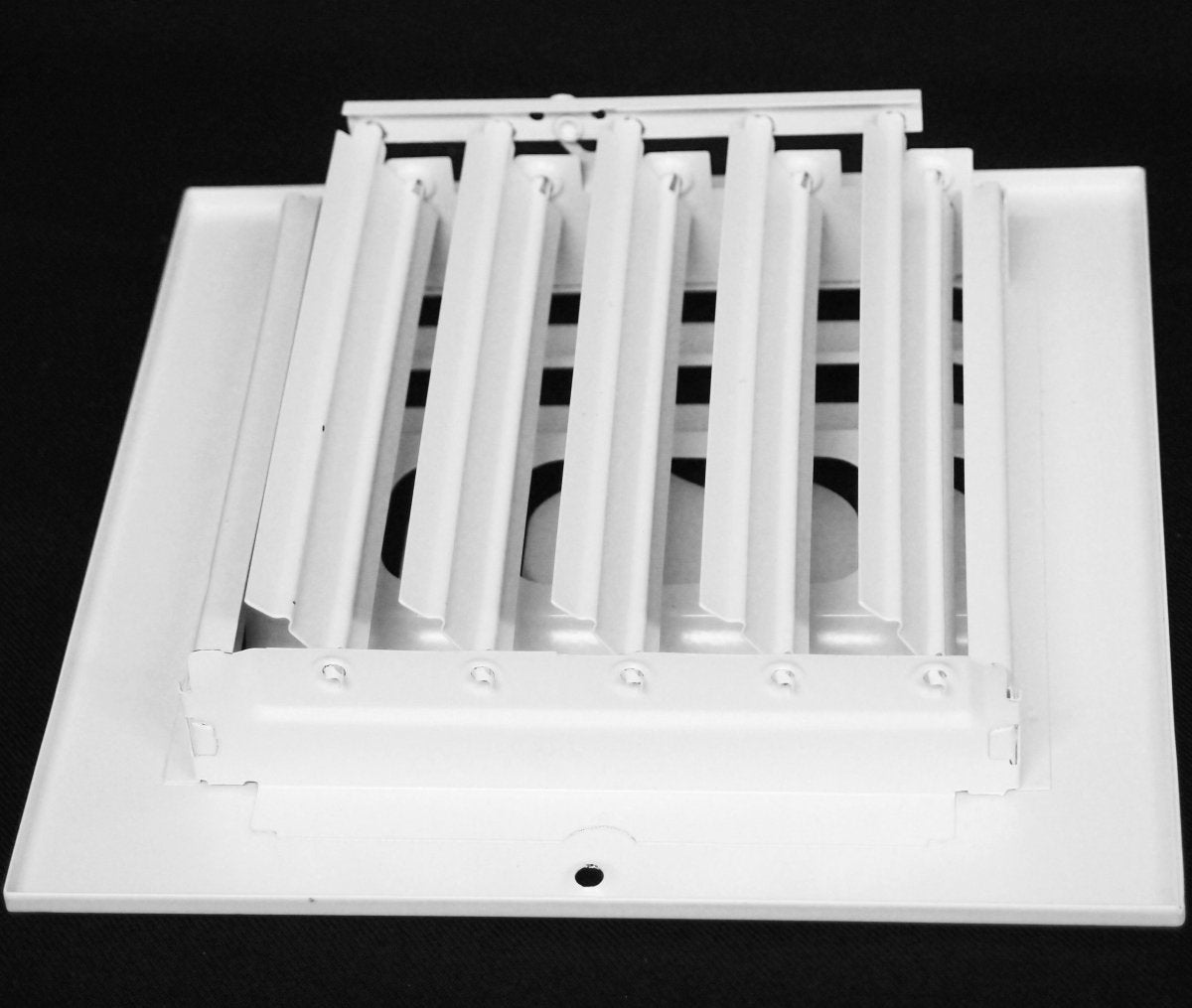 14&quot;w X 8&quot;h [Duct Opening] 1 - Way Fixed Curved Blade Air Supply Diffuser Register Vent Cover Grille [Outer Dimensions: 15.75&quot;W X 9.75&quot;H] - HVAC PremiumMFCSCR148W1