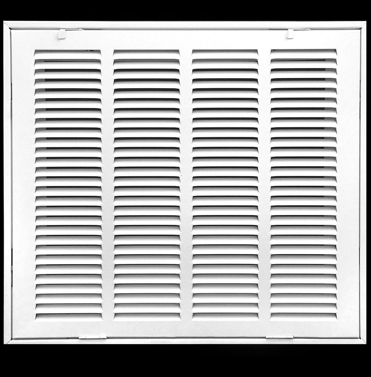 16" X 10" Steel Return Air Filter Grille for 1" Filter - Fixed Hinged - [Outer Dimensions: 18 5/8" X 12 5/8"] - HVAC Premium190 16X10 FBA