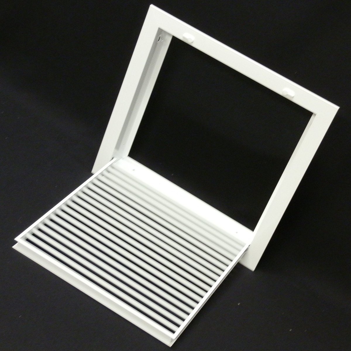 16&quot; X 16&quot; ALUMINUM RETURN FILTER GRILLE FOR 1&quot; FILTER - EASY AIRFLOW - LINEAR BAR GRILLES - HVAC PremiumRFG1616AL FBA