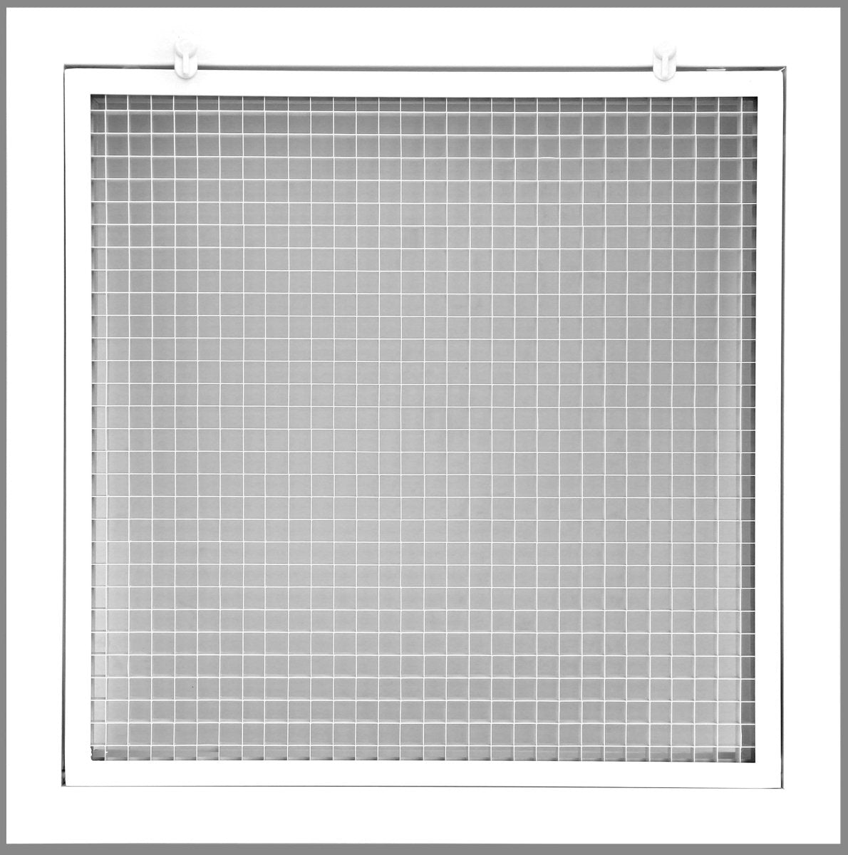 16" x 16" Cube Core Eggcrate Return Air Filter Grille for 1" Filter - Aluminum - HVAC PremiumCRFG1616