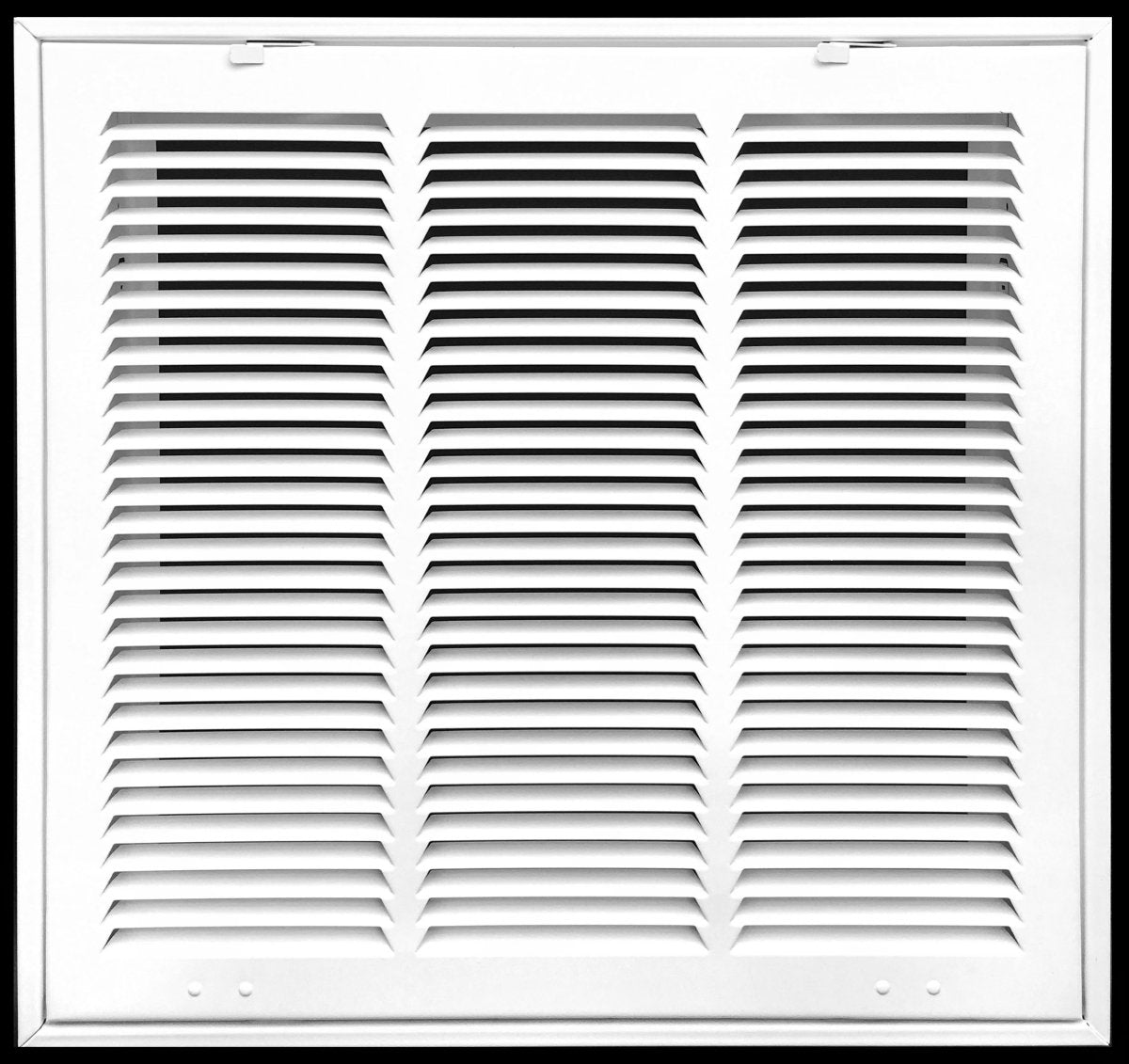 16&quot; X 16&quot; Steel Return Air Filter Grille for 1&quot; Filter - Fixed Hinged - [Outer Dimensions: 18 5/8&quot; X 18 5/8&quot;] - HVAC Premium190 16X16 FBA