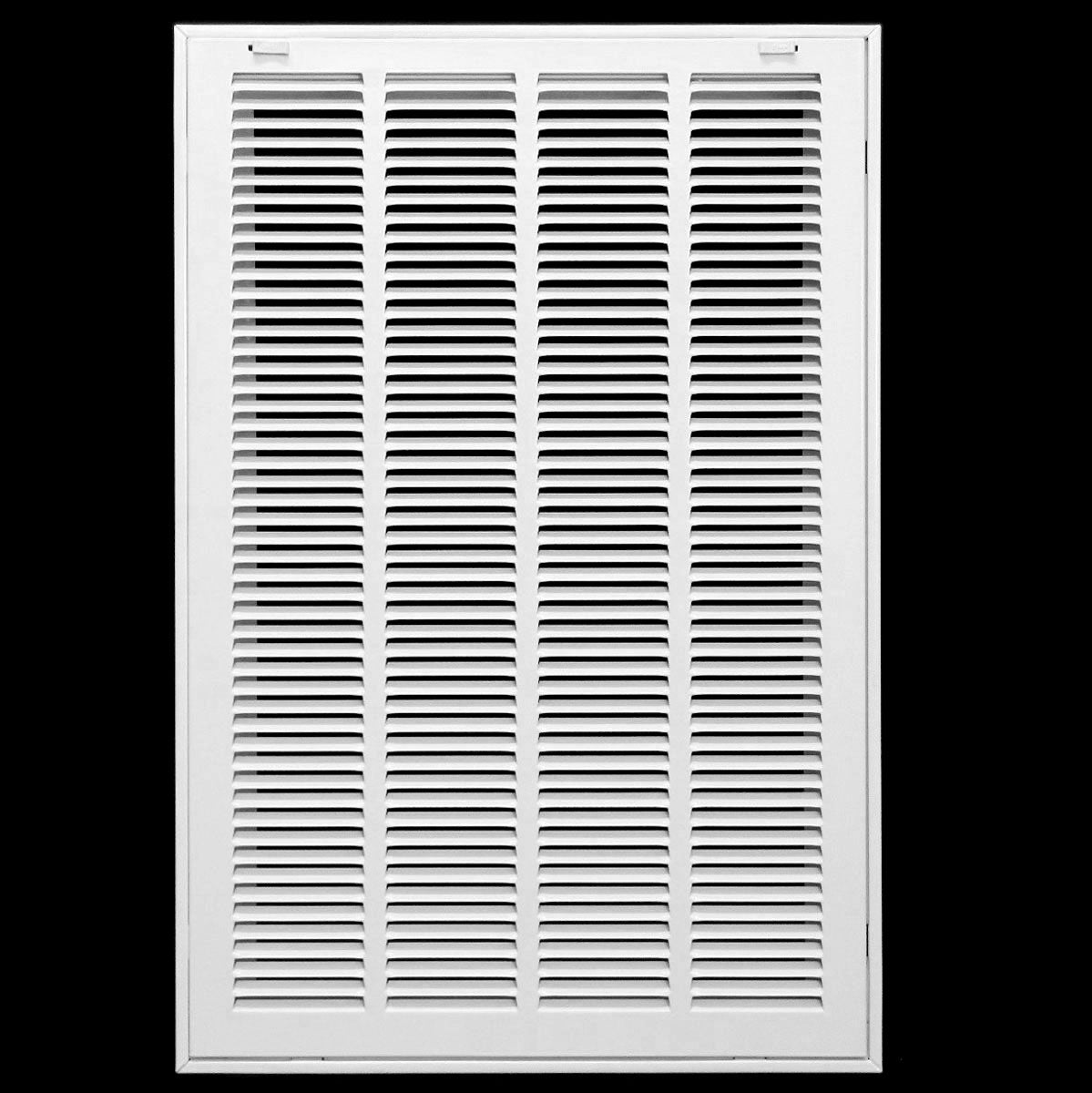 16" X 25" Steel Return Air Filter Grille for 1" Filter - Removable Frame - [Outer Dimensions: 18 5/8" X 27 5/8"] - HVAC PremiumRFG1625FBA