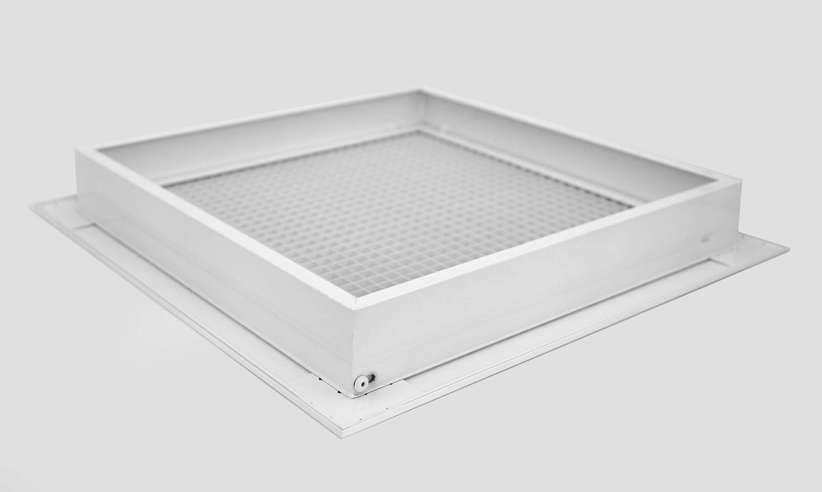 16&quot; x 25&quot; Cube Core Eggcrate Return Air Filter Grille for 1&quot; Filter