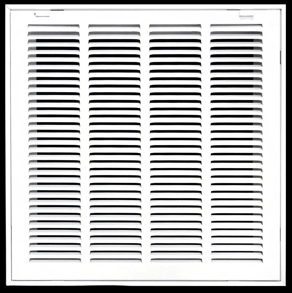 16&quot; X 16 Steel Return Air Filter Grille for 1&quot; Filter - Removable Face/Door