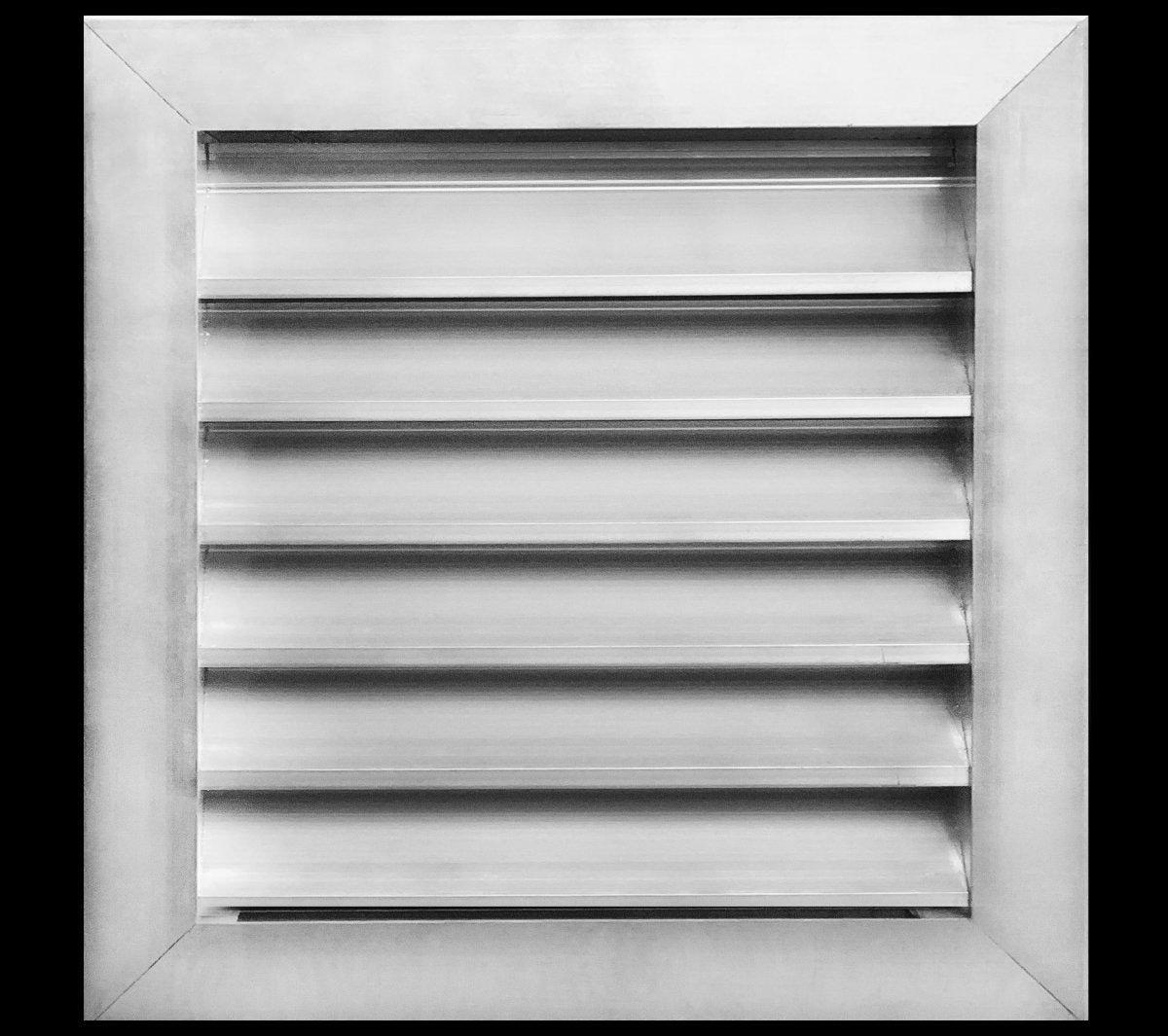 16"w X 14"h Aluminum Exterior Gable Louver Vent for Walls & Crawlspace - Weather - Resistant Air Grille with Screen Mesh - [Outer Dimensions 17.75"w x 15.75"h] - HVAC PremiumLO1614