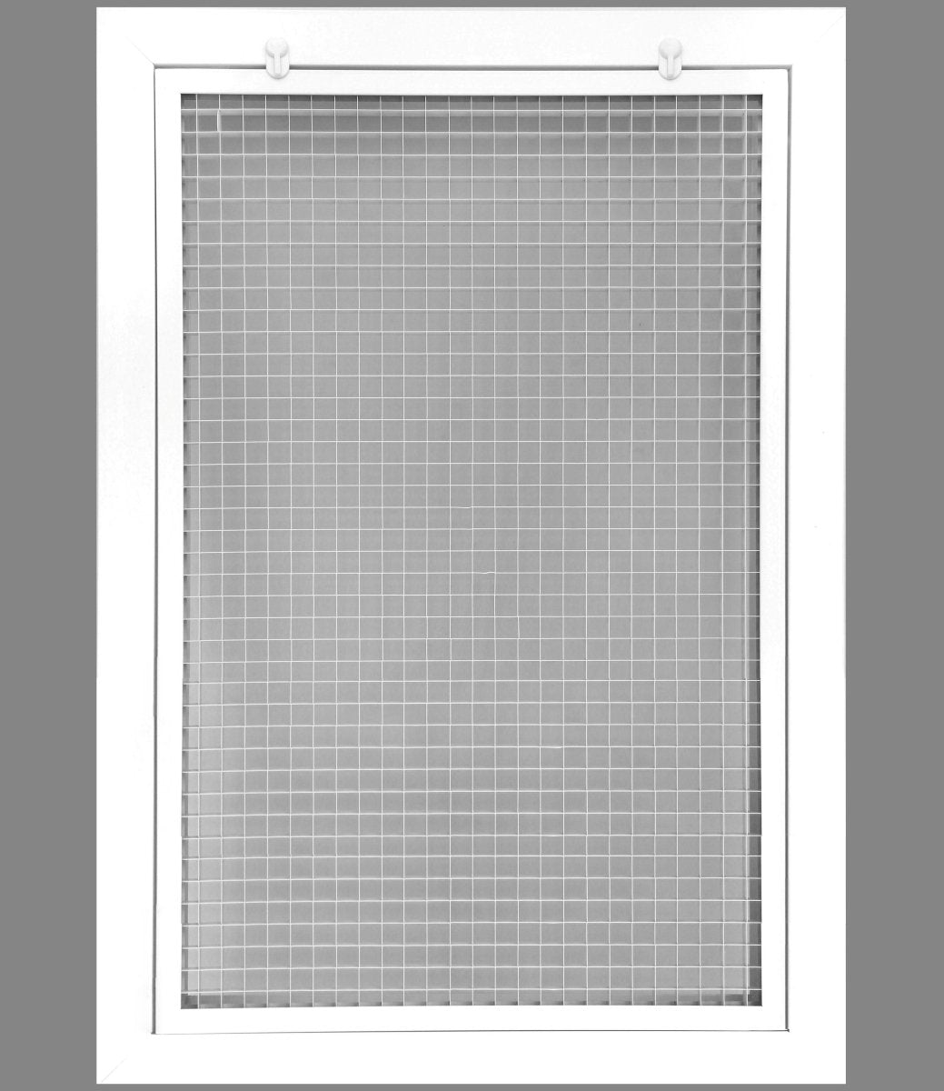 18" x 28" or 28" x 18" Cube Core Eggcrate Return Air Filter Grille for 1" Filter - HVAC PremiumCRFG1828