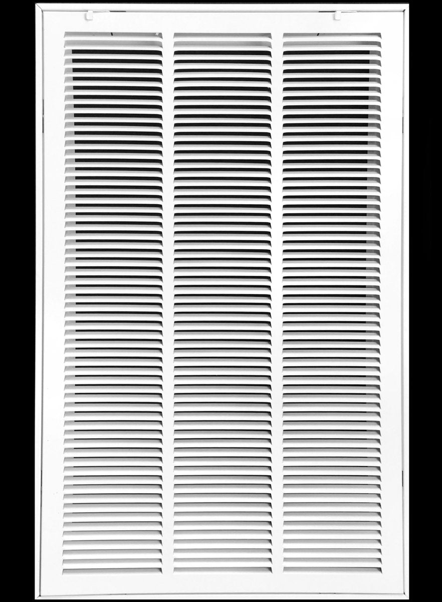 18" X 30" Steel Return Air Filter Grille for 1" Filter - Fixed Hinge - [Outer Dimensions: 20 5/8" X 32 5/8"] - HVAC Premium190 18X30 FBA