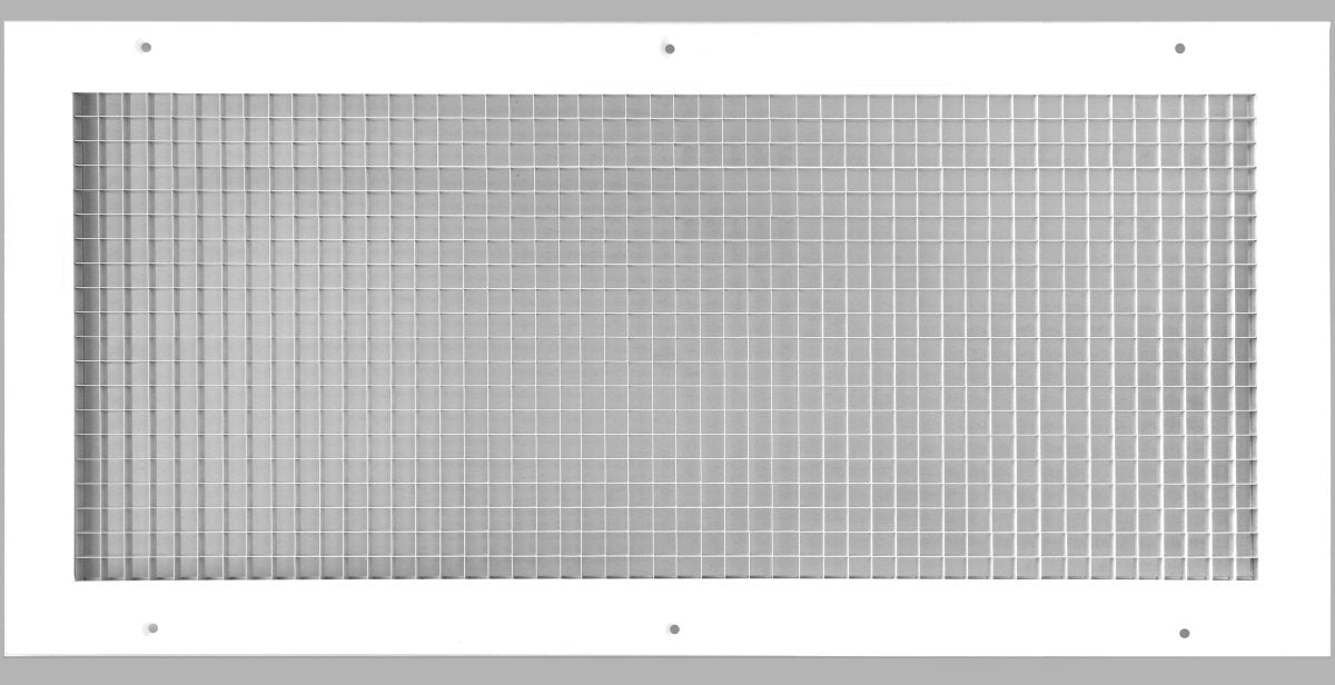 18&quot; x 34&quot; or 34&quot; x 18&quot; Cube Core Eggcrate Return Air Grille - HVAC PremiumCRG1834