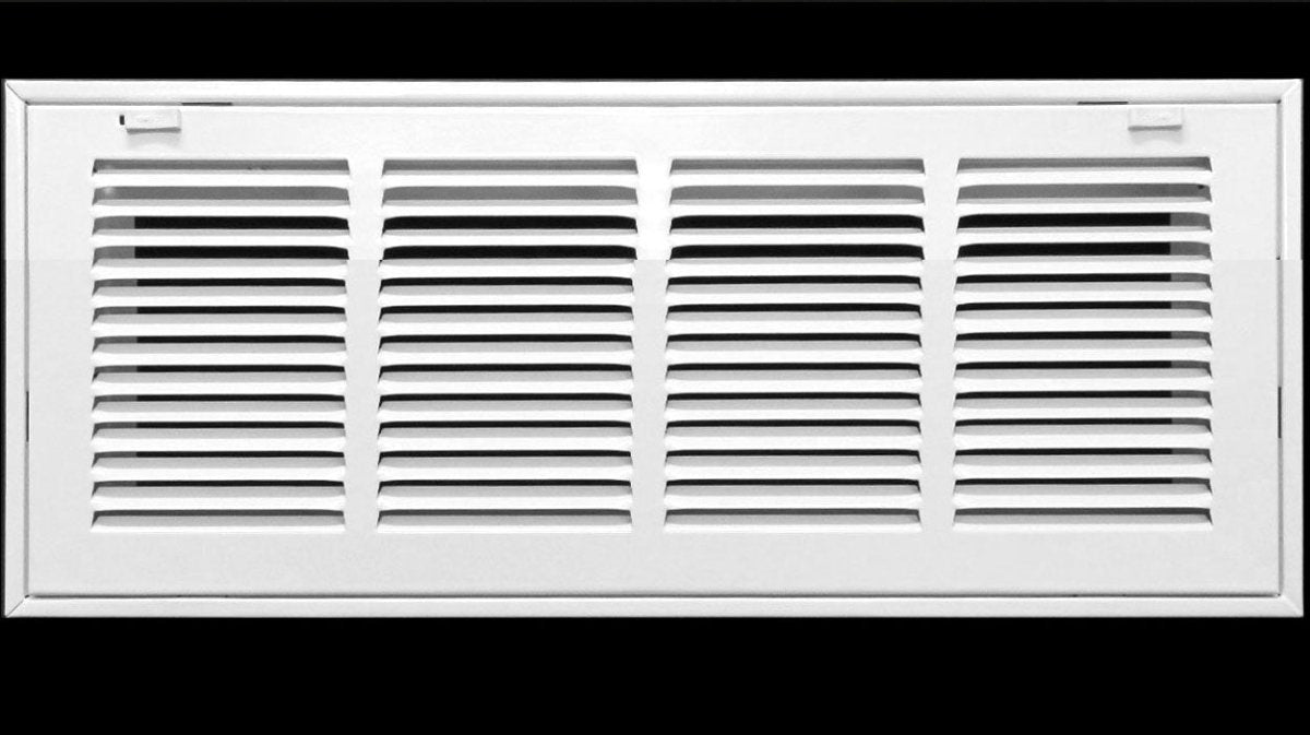 18" X 8" Steel Return Air Filter Grille for 1" Filter - Removable Frame - [Outer Dimensions: 20 5/8" X 10 5/8"] - HVAC PremiumRFG188 HP