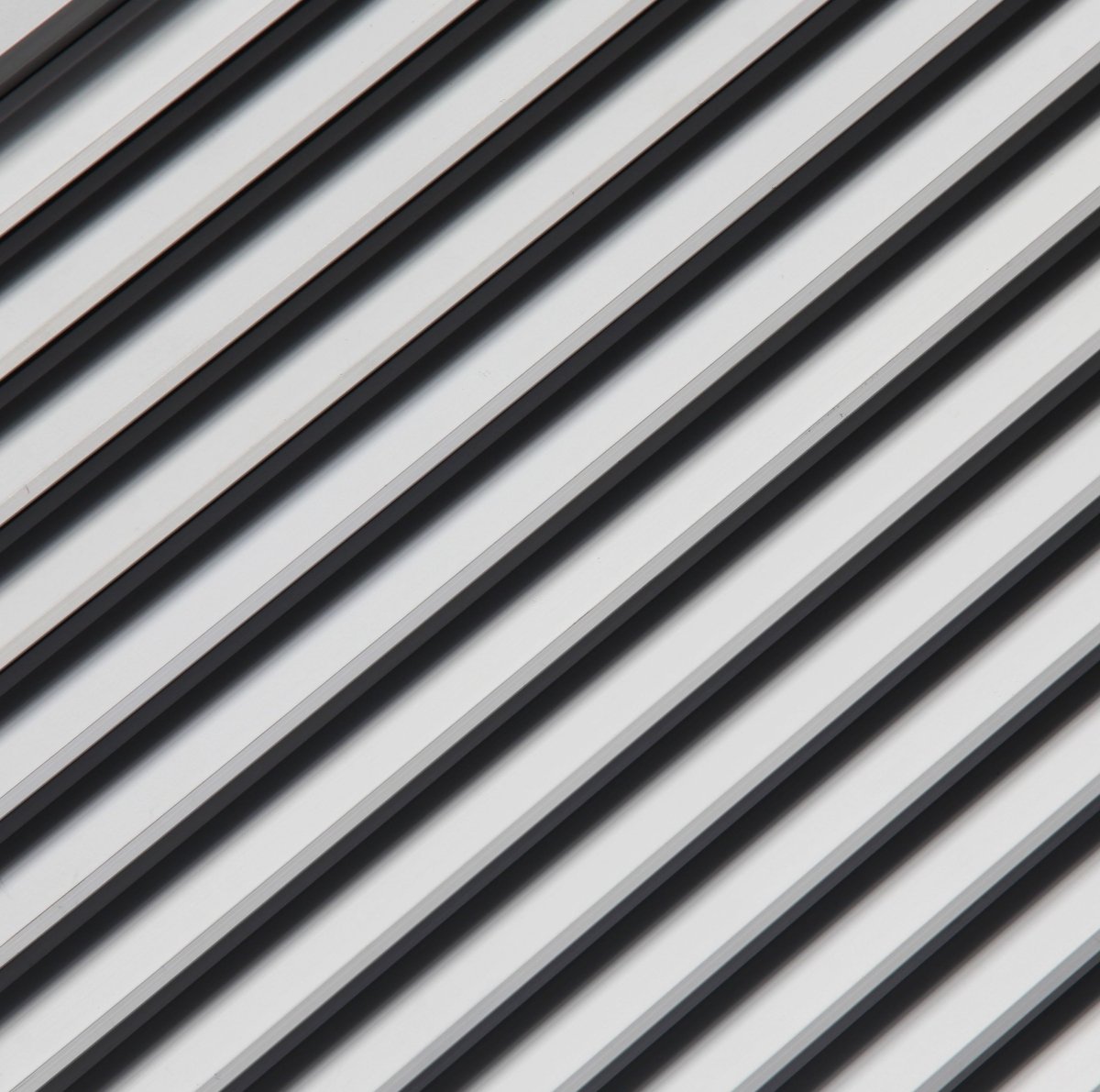 18&quot;w X 12&quot;h Aluminum Privacy Door HVAC Air Grille - &quot;V&quot; Shaped Louvers Ensure 100% View Block - Supply or Return - HVAC PremiumDG - A1812 - 1