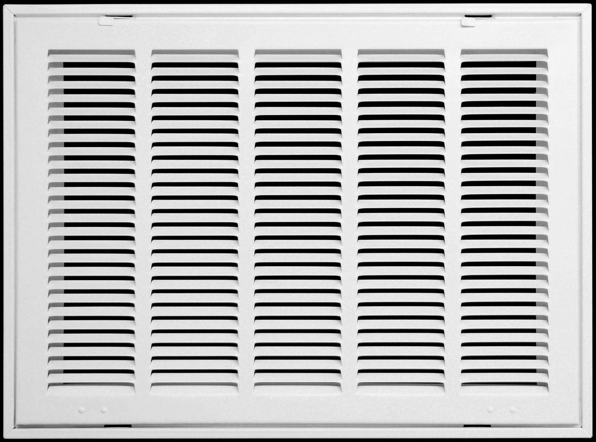 20" X 16" Steel Return Air Filter Grille for 1" Filter - Fixed Hinged - [Outer Dimensions: 22 5/8" X 18 5/8"] - HVAC Premium190 20X16 FBA