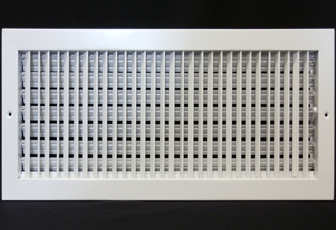 20&quot; X 4&quot; ADJUSTABLE AIR SUPPLY DIFFUSER - HVAC Vent Duct Cover Sidewall or Ceiling - HVAC PremiumSV204 HP