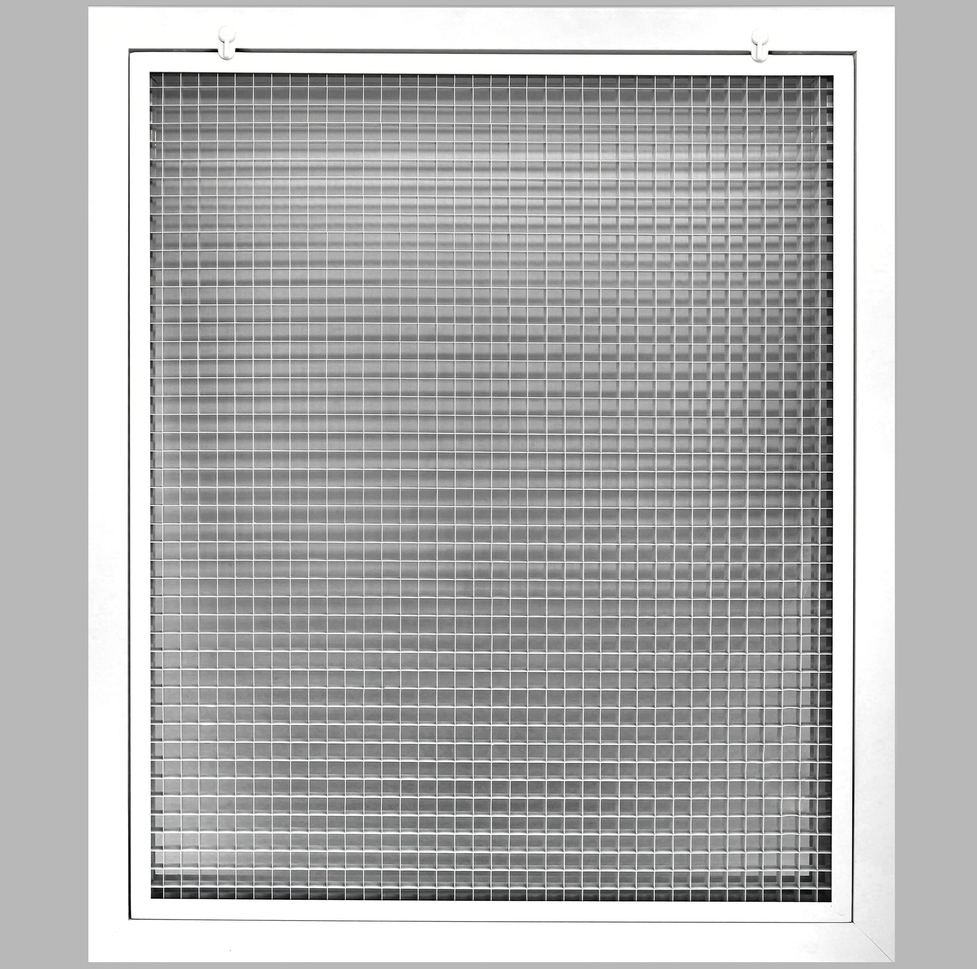 22" x 24" Cube Core Eggcrate Return Air Filter Grille for 1" Filter