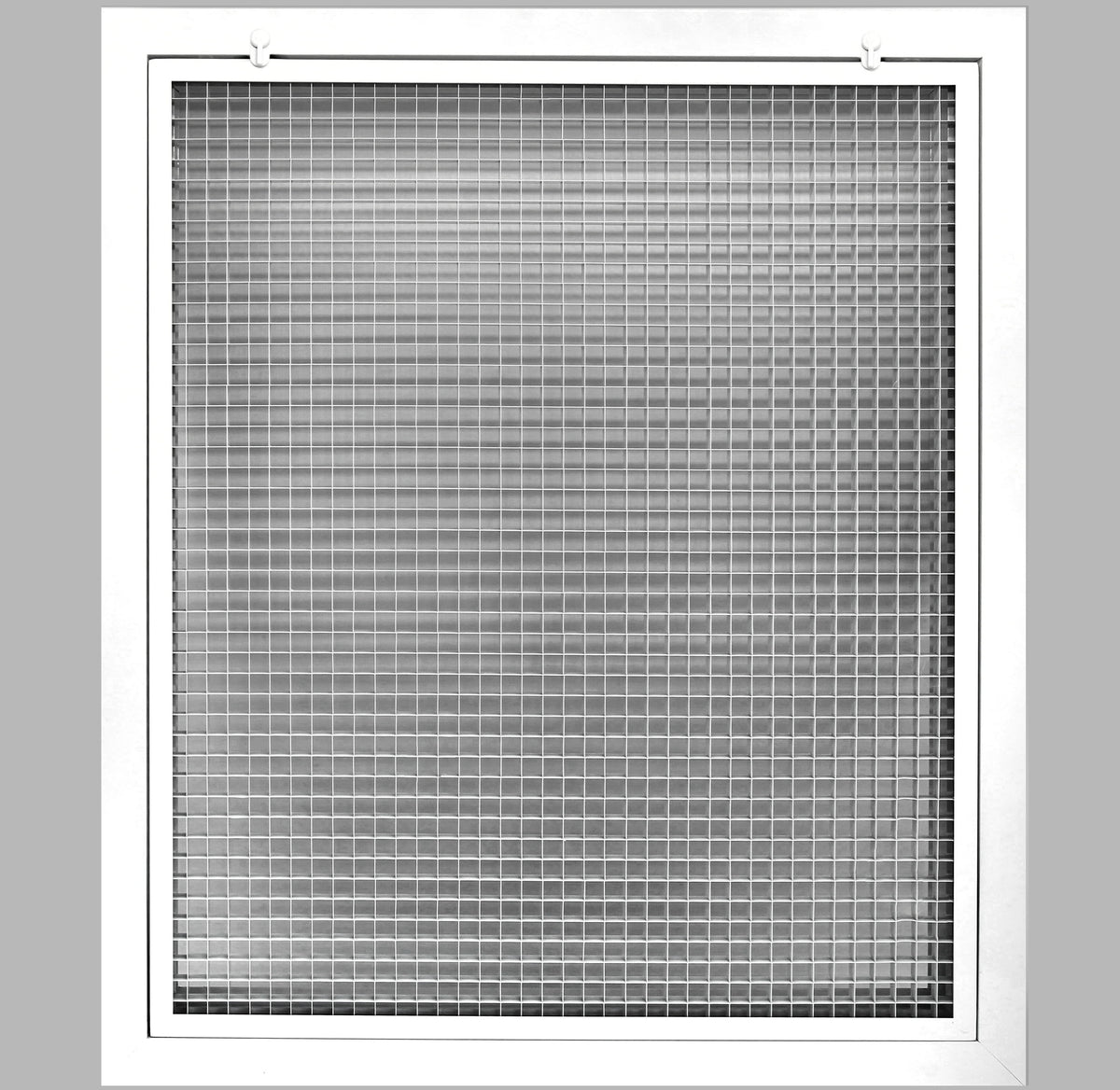 20&quot; x 25&quot; Cube Core Eggcrate Return Air Filter Grille for 1&quot; Filter - Aluminum - White [Outer Dimensions: 22.5&quot;w X 27.5&quot;h]