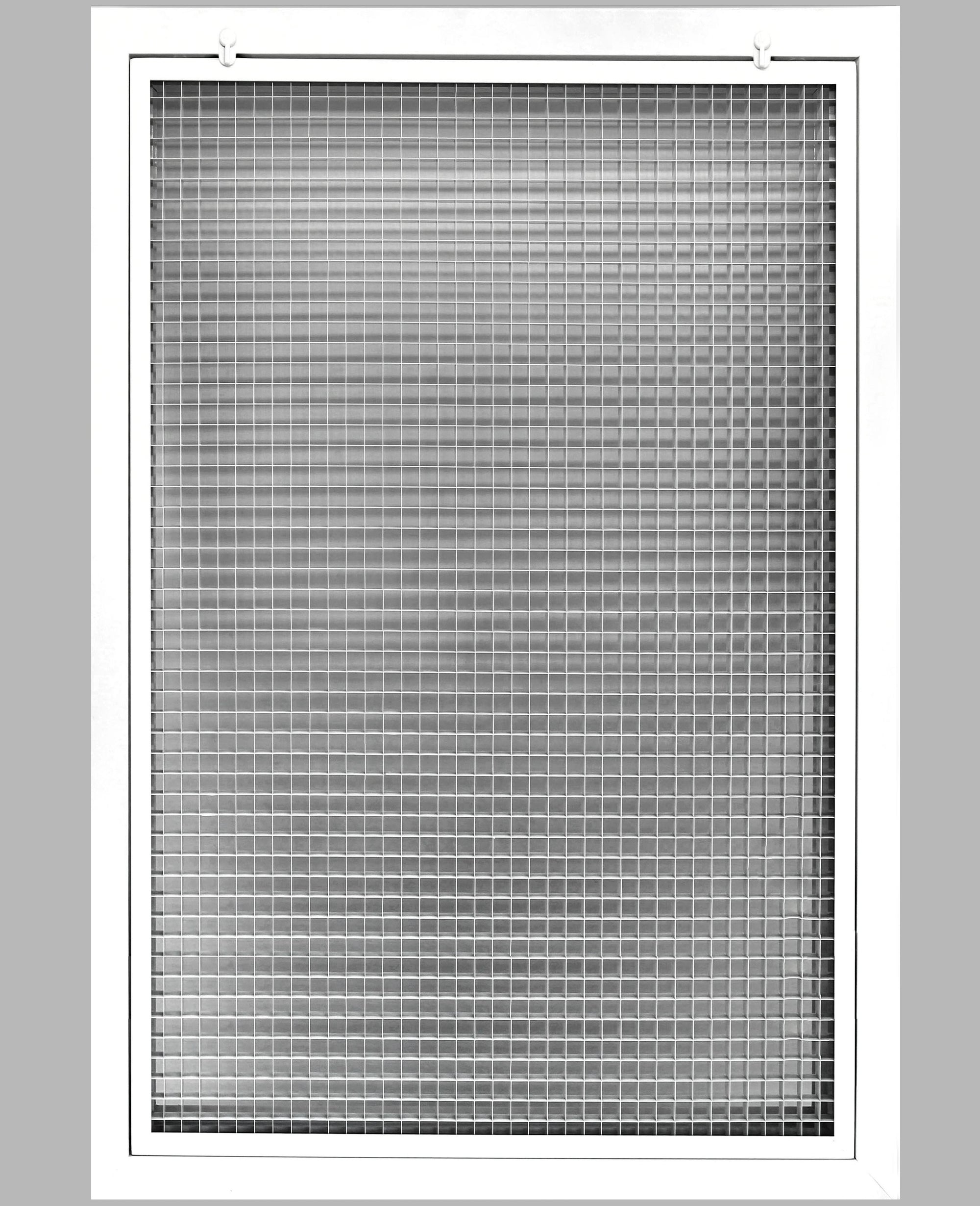 20" x 36" Cube Core Eggcrate Return Air Filter Grille for 1" Filter
