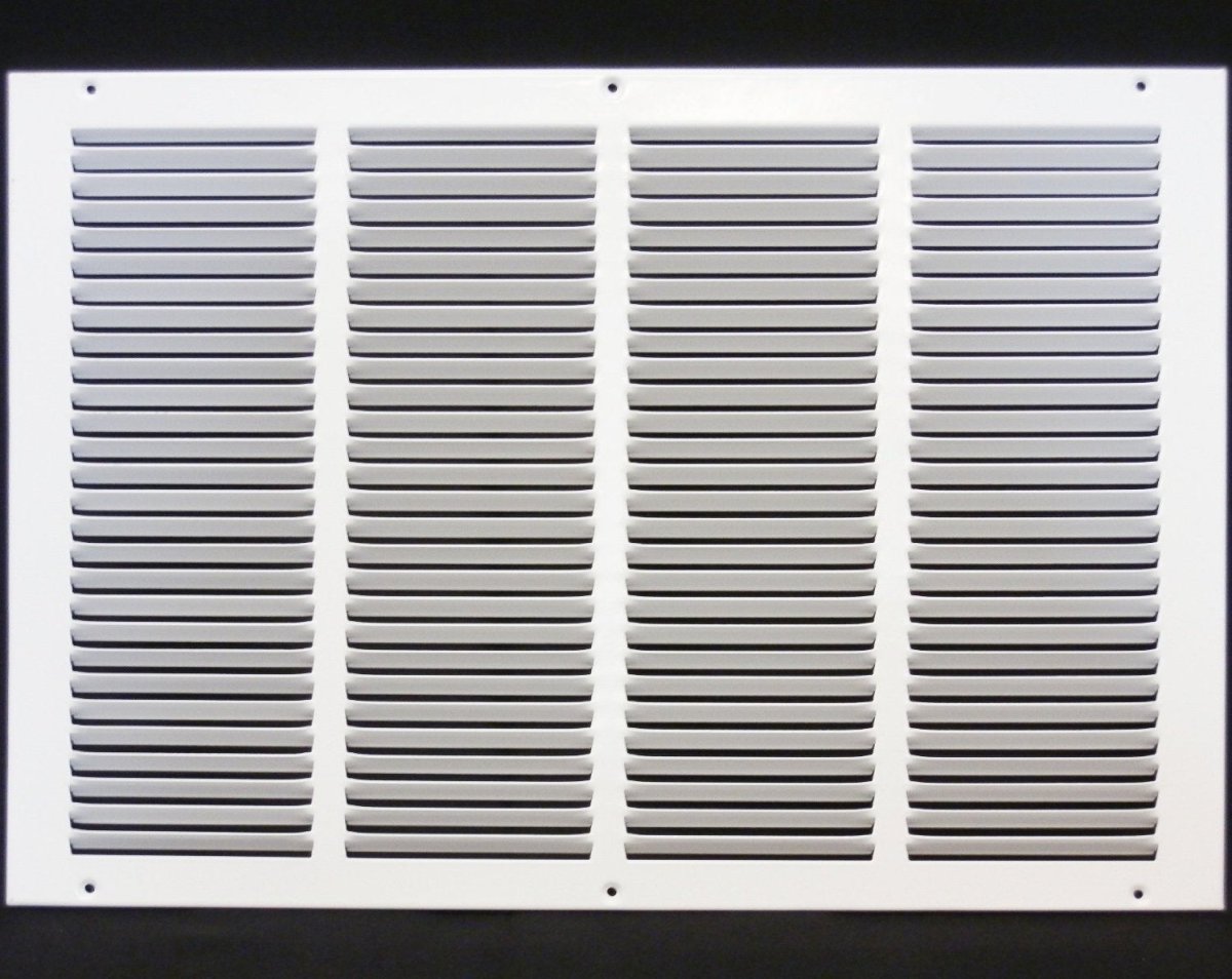 20"W X 12"H [Duct Opening] Steel Air Vent Return Grille - HVAC VENT DUCT COVER DIFFUSER - [Outer Dimensions: 21.75"W X 13.75"H] - HVAC PremiumRG2012 FBA - HP