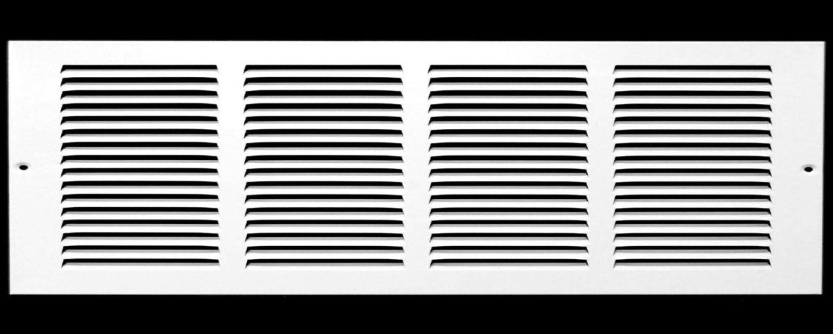20"W X 8"H [Duct Opening] Steel Air Vent Return Grille - HVAC VENT DUCT COVER DIFFUSER - [Outer Dimensions: 21.75"W X 9.75"H] - HVAC PremiumRG208
