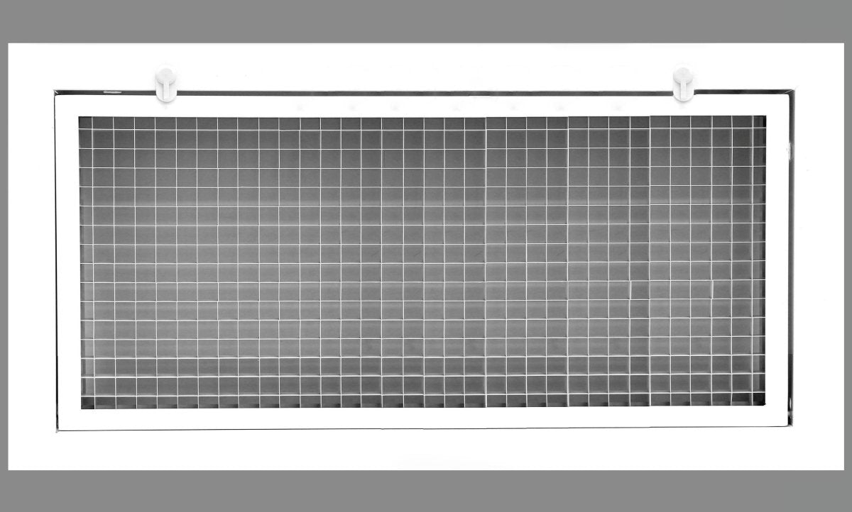 22" x 6" Cube Core Eggcrate Return Air Filter Grille for 1" Filter - HVAC PremiumCRFG226