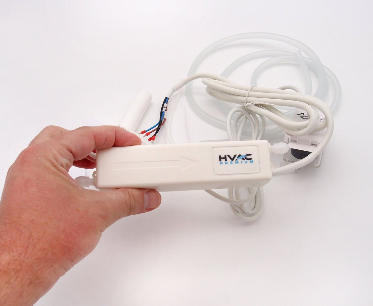 HVAC Premium Condensate Removal Pump – Mute Box – Automatic Safety Switch Sensor - 100-240V AC 50-60Hz &lt;4W