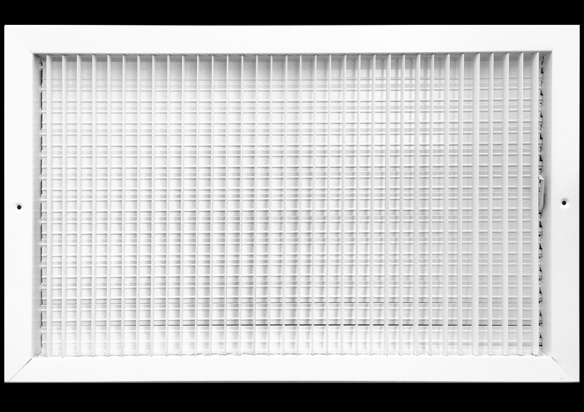 24&quot; X 14&quot; ADJUSTABLE AIR SUPPLY DIFFUSER - HVAC Vent Duct Cover Sidewall or Ceiling - HVAC PremiumSV2414 HP