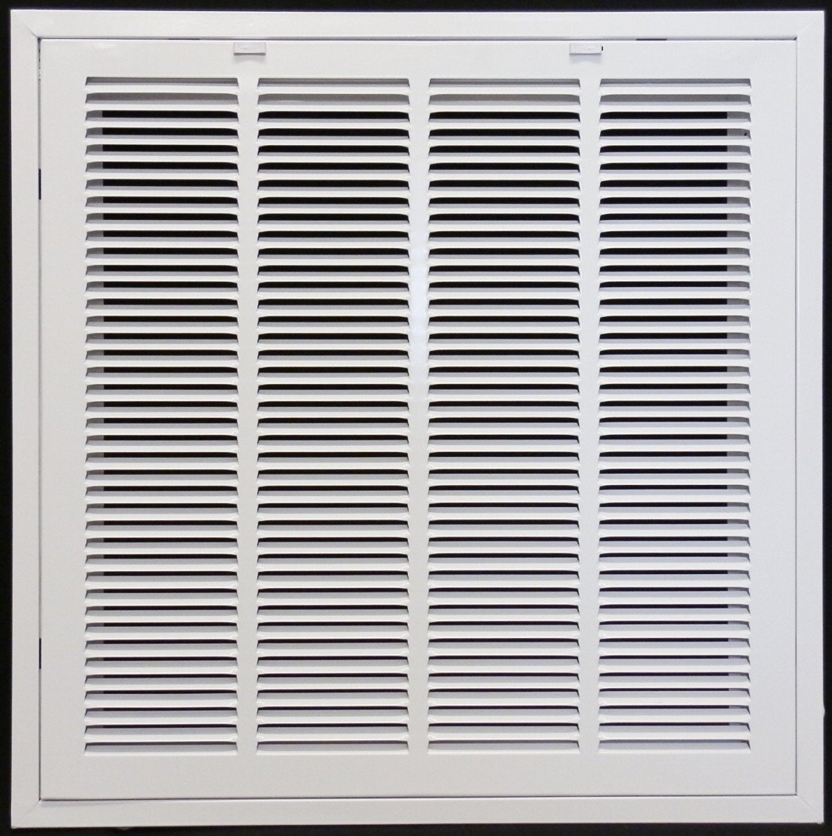 24" X 24" Steel Return Air Filter Grille for 1" Filter - Removable Frame - [Outer Dimensions: 26 5/8" X 26 5/8"] - HVAC PremiumRFG2424 FBA
