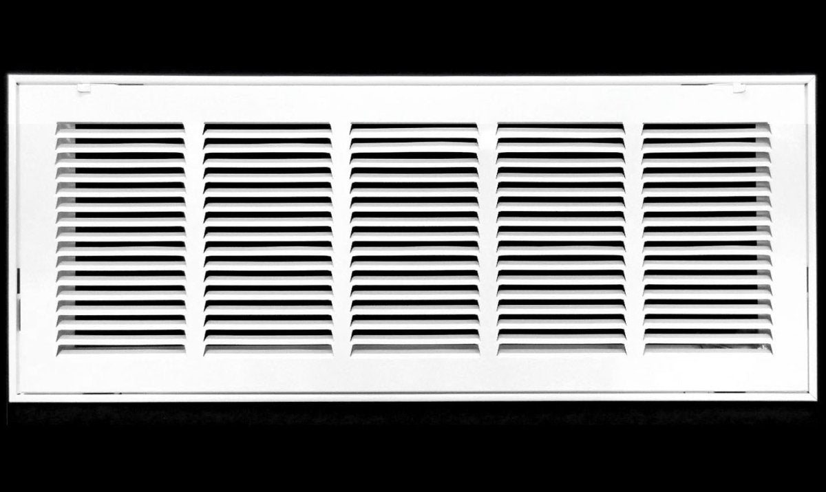 24" X 8" Steel Return Air Filter Grille for 1" Filter - Removable Frame - [Outer Dimensions: 26 5/8" X 10 5/8"] - HVAC PremiumRFG248 HP