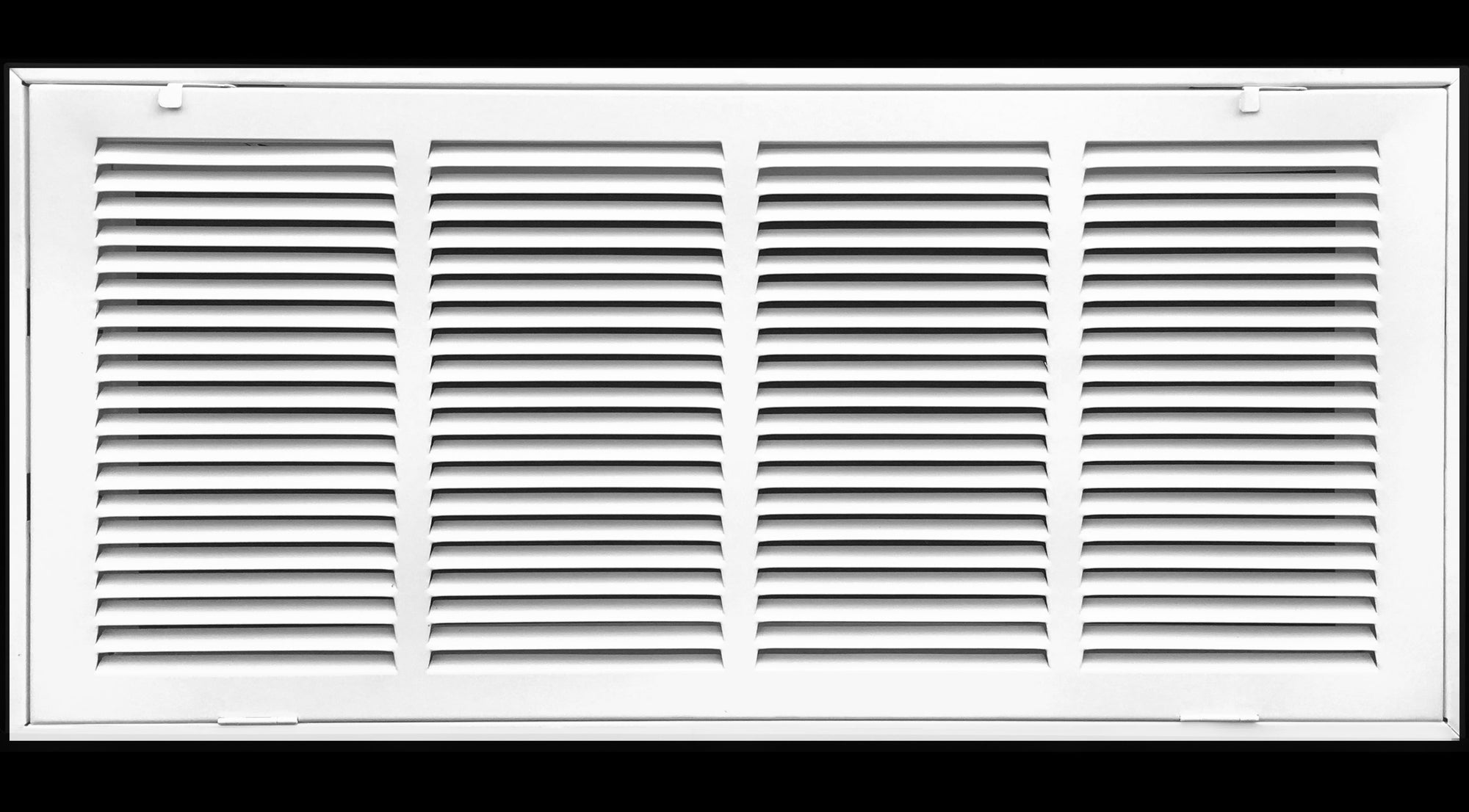 24" X 12" Steel Return Air Filter Grille for 1" Filter Fixed Hinged
