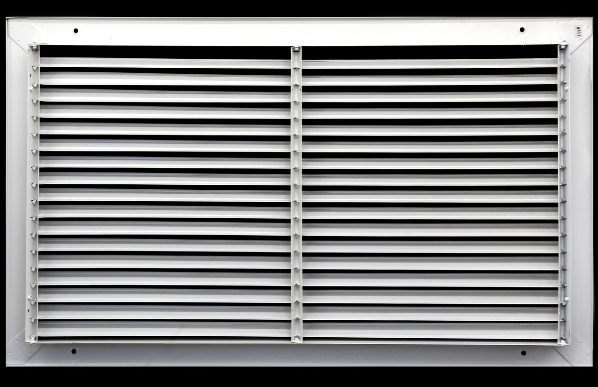 24&quot; x 14&quot; Fixed Bar Return Grille - Sidewall and Ceiling
