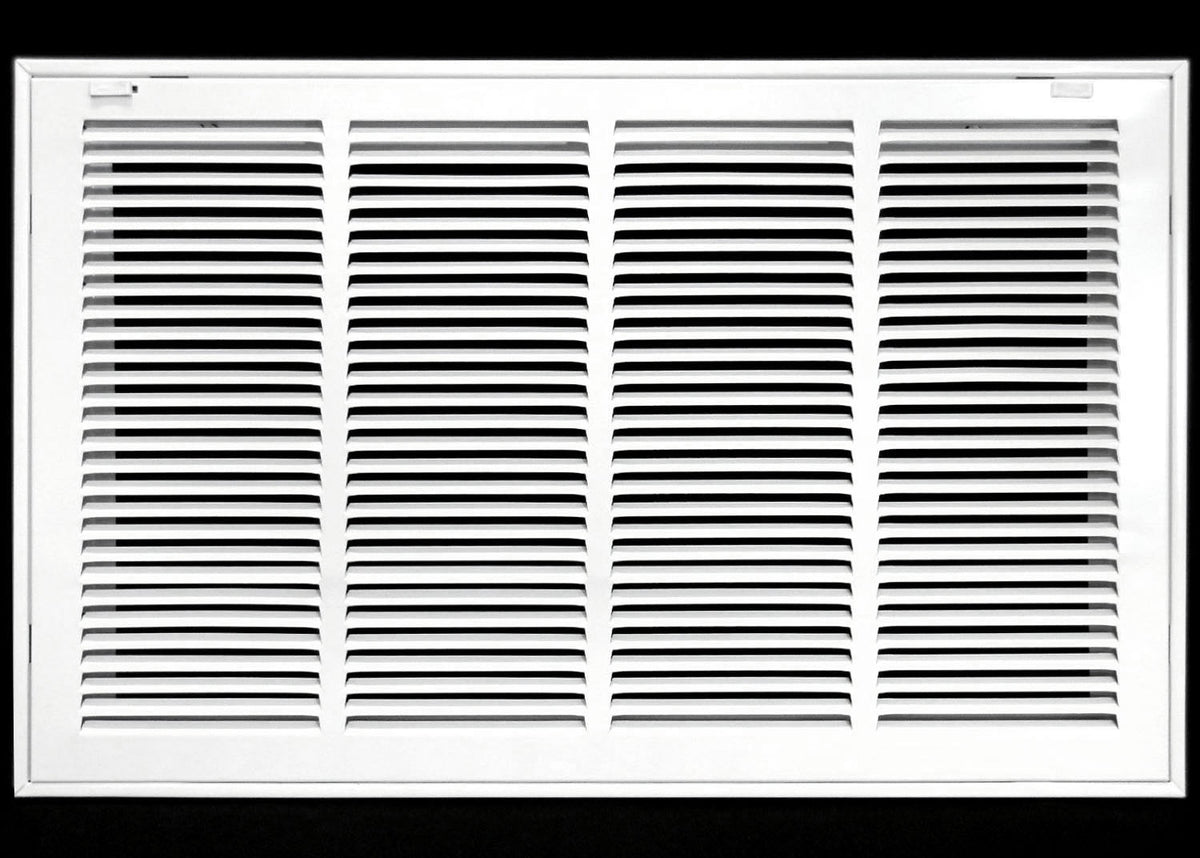 24&quot; X 12&quot; Steel Return Air Filter Grille for 1&quot; Filter Removable Face/Door