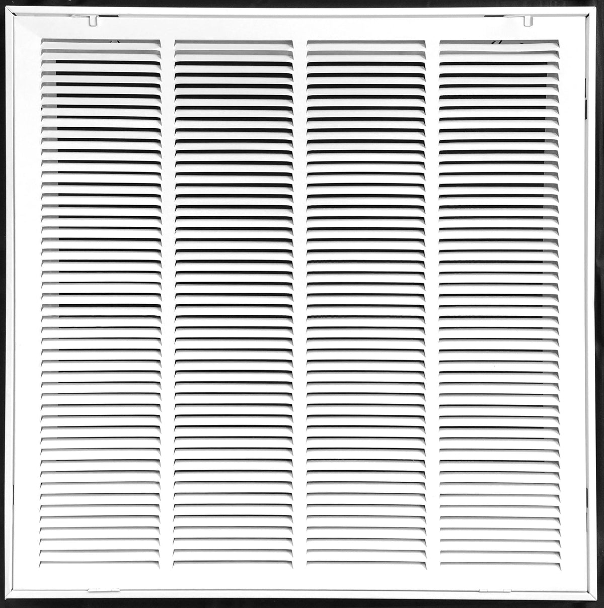 24&quot; X 24&quot; Steel Return Air Filter Grille for 1&quot; Filter - Fixed Hinged - [Outer Dimensions: 26 5/8&quot; X 26 5/8&quot;]