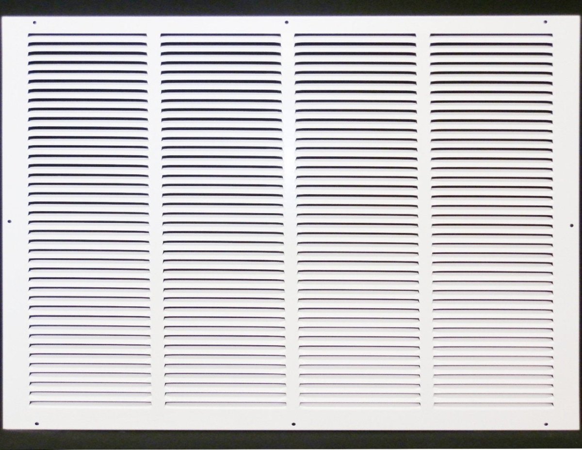 24"W X 16"H [Duct Opening] Steel Air Vent Return Grille - HVAC VENT DUCT COVER DIFFUSER - [Outer Dimensions: 25.75"W X 17.75"H] - HVAC PremiumMFRG2416W - HP