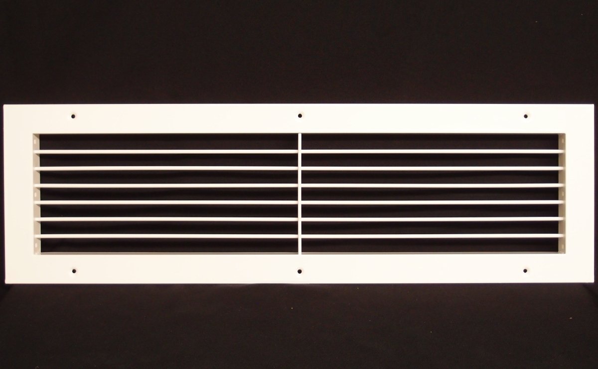 24"w X 6"h Aluminum Adjustable Return/Supply HVAC Air Grille - HVAC PremiumRGADJ - 246