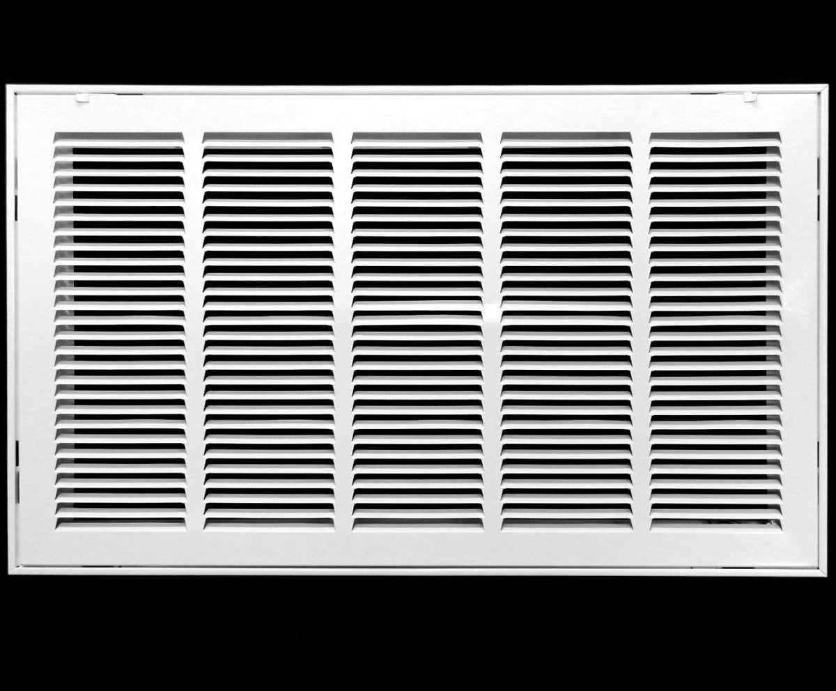 25" X 18" Steel Return Air Filter Grille for 1" Filter - Removable Frame - [Outer Dimensions: 27 5/8" X 20 5/8"] - HVAC PremiumRFG2518 HP