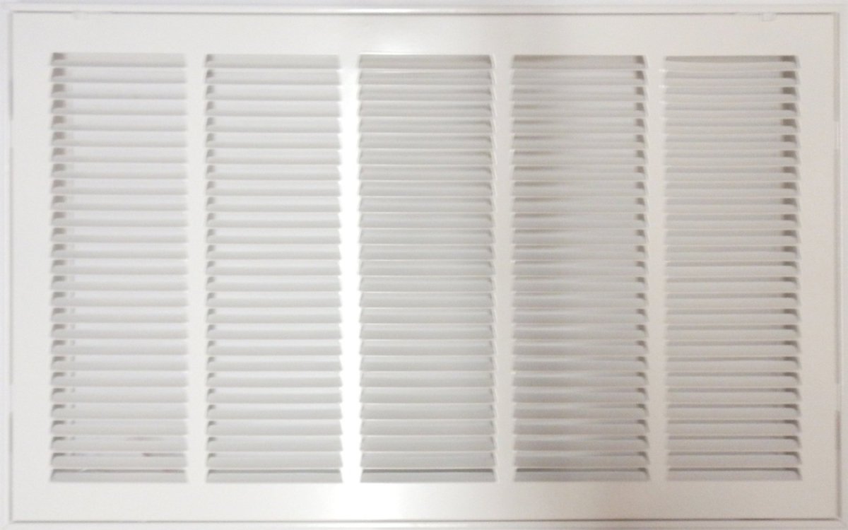 25" X 24" Steel Return Air Filter Grille for 1" Filter - Removable Frame - [Outer Dimensions: 27 5/8" X 26 5/8"] - HVAC PremiumRFG2524 HP