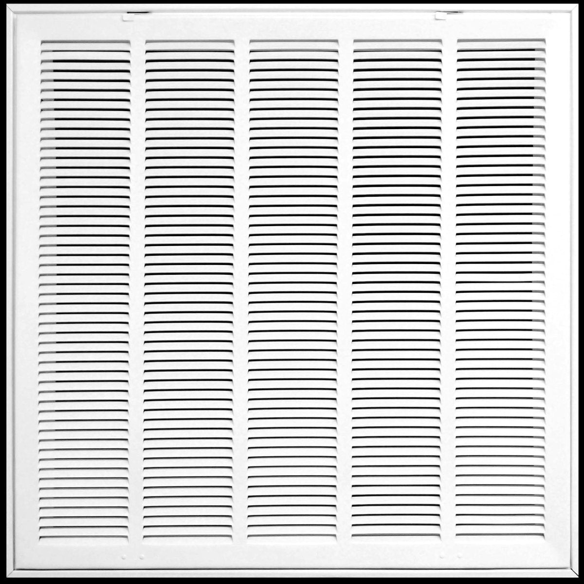 25" X 25" Steel Return Air Filter Grille for 1" Filter - Fixed Hinged - [Outer Dimensions: 27 5/8" X 27 5/8"] - HVAC Premium190 25X25 FBA