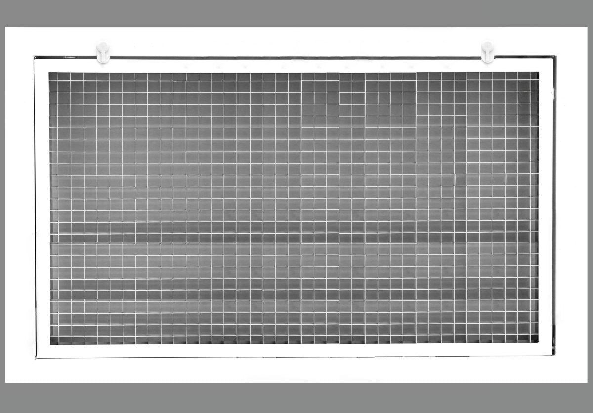 26" x 12" Cube Core Eggcrate Return Air Filter Grille for 1" Filter - HVAC PremiumCRFG2612