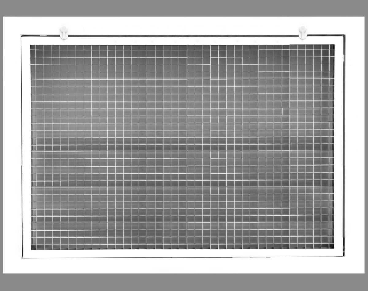 26" x 14" Cube Core Eggcrate Return Air Filter Grille for 1" Filter - HVAC PremiumCRFG2614