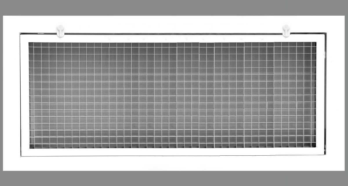 26" x 6" or 6" x 26" Cube Core Eggcrate Return Air Filter Grille for 1" Filter - HVAC PremiumCRFG266