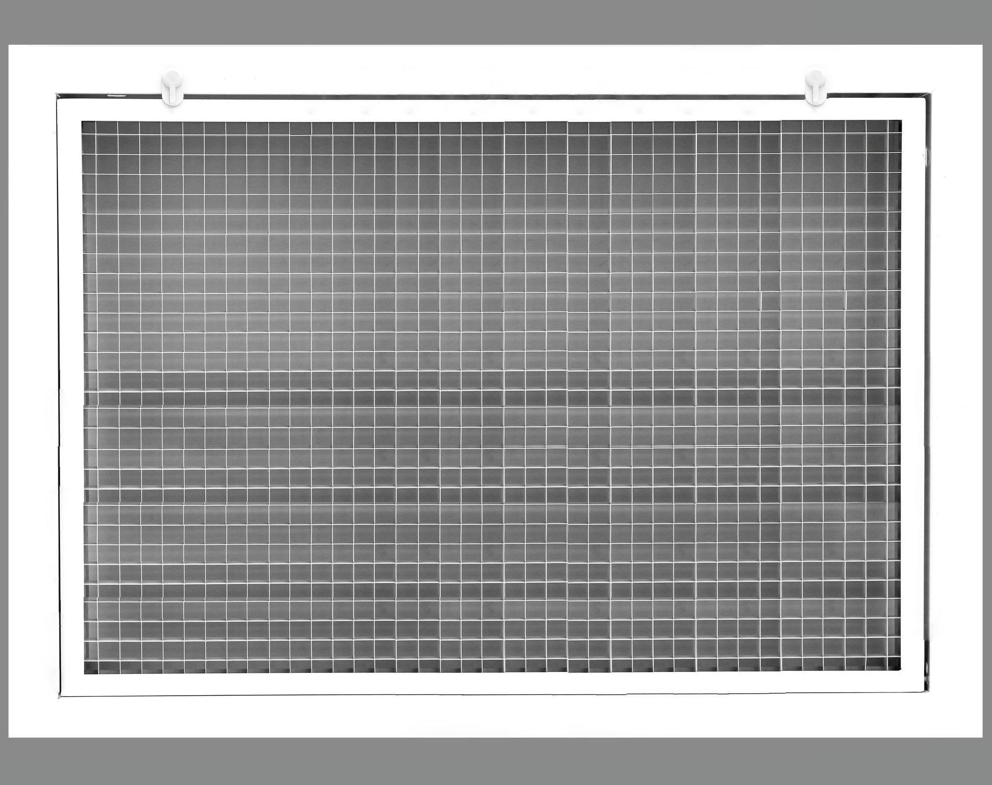 26" x 14" Cube Core Eggcrate Return Air Filter Grille for 1" Filter