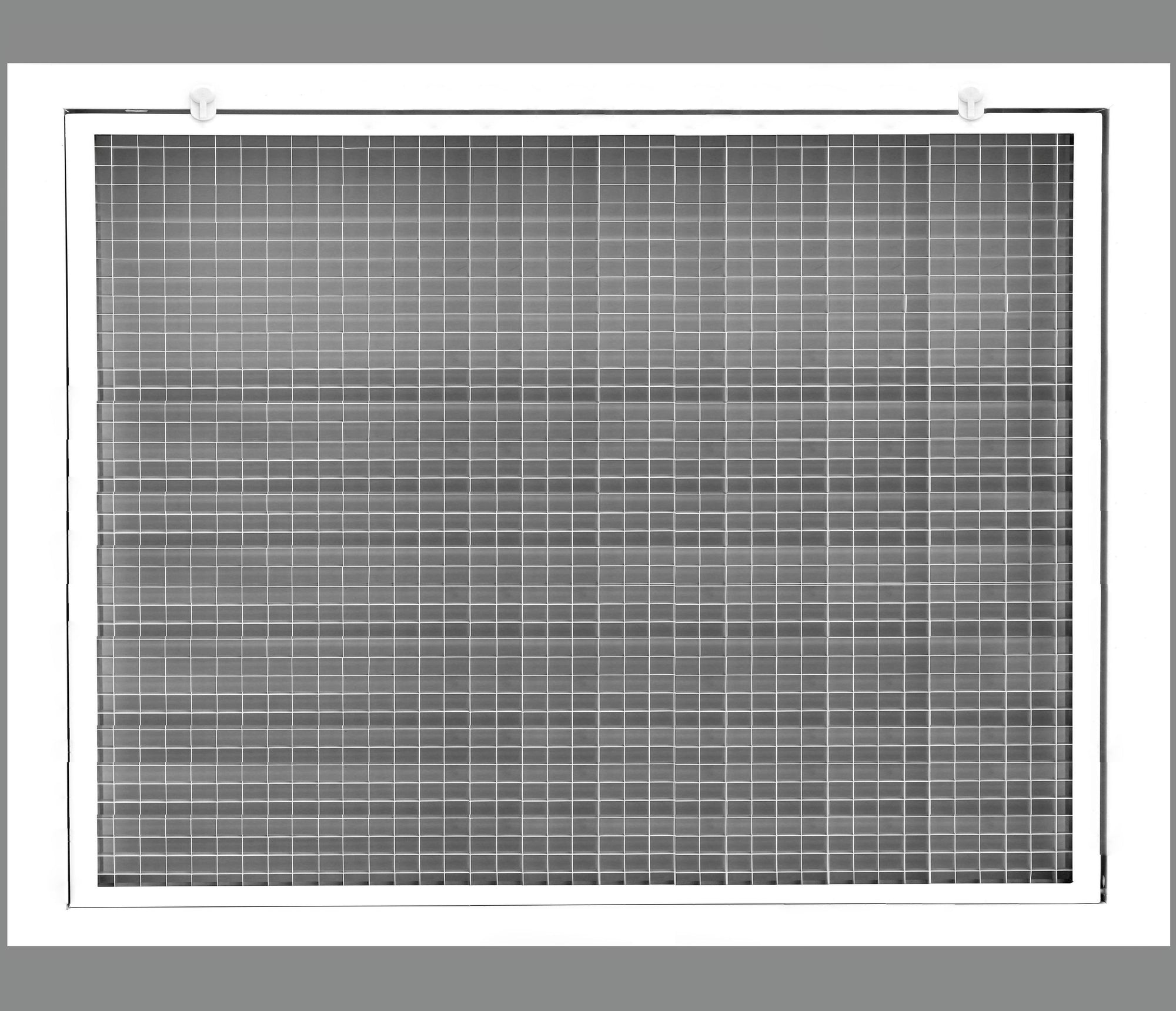 26" x 18" Cube Core Eggcrate Return Air Filter Grille for 1" Filter