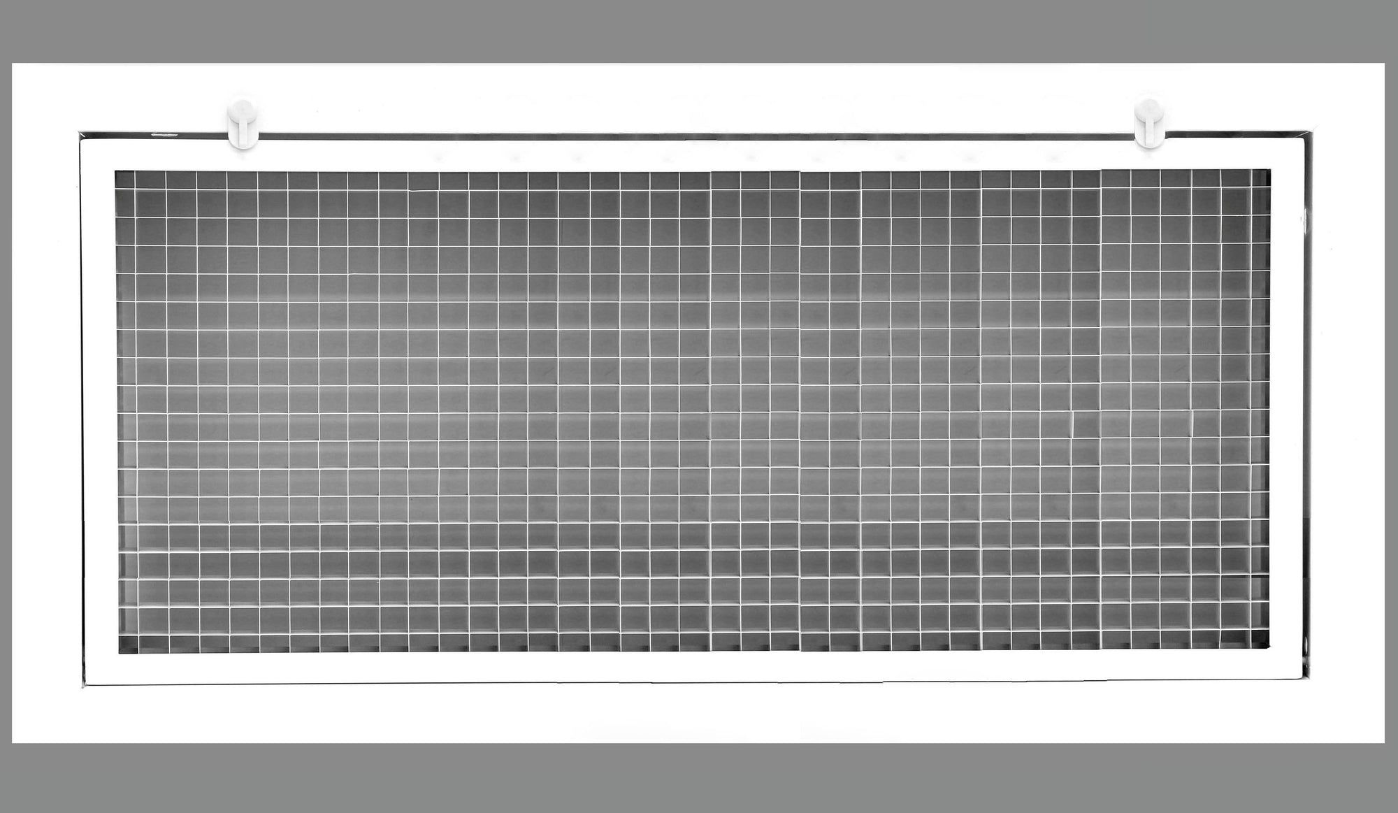 26" x 8" Cube Core Eggcrate Return Air Filter Grille for 1" Filter