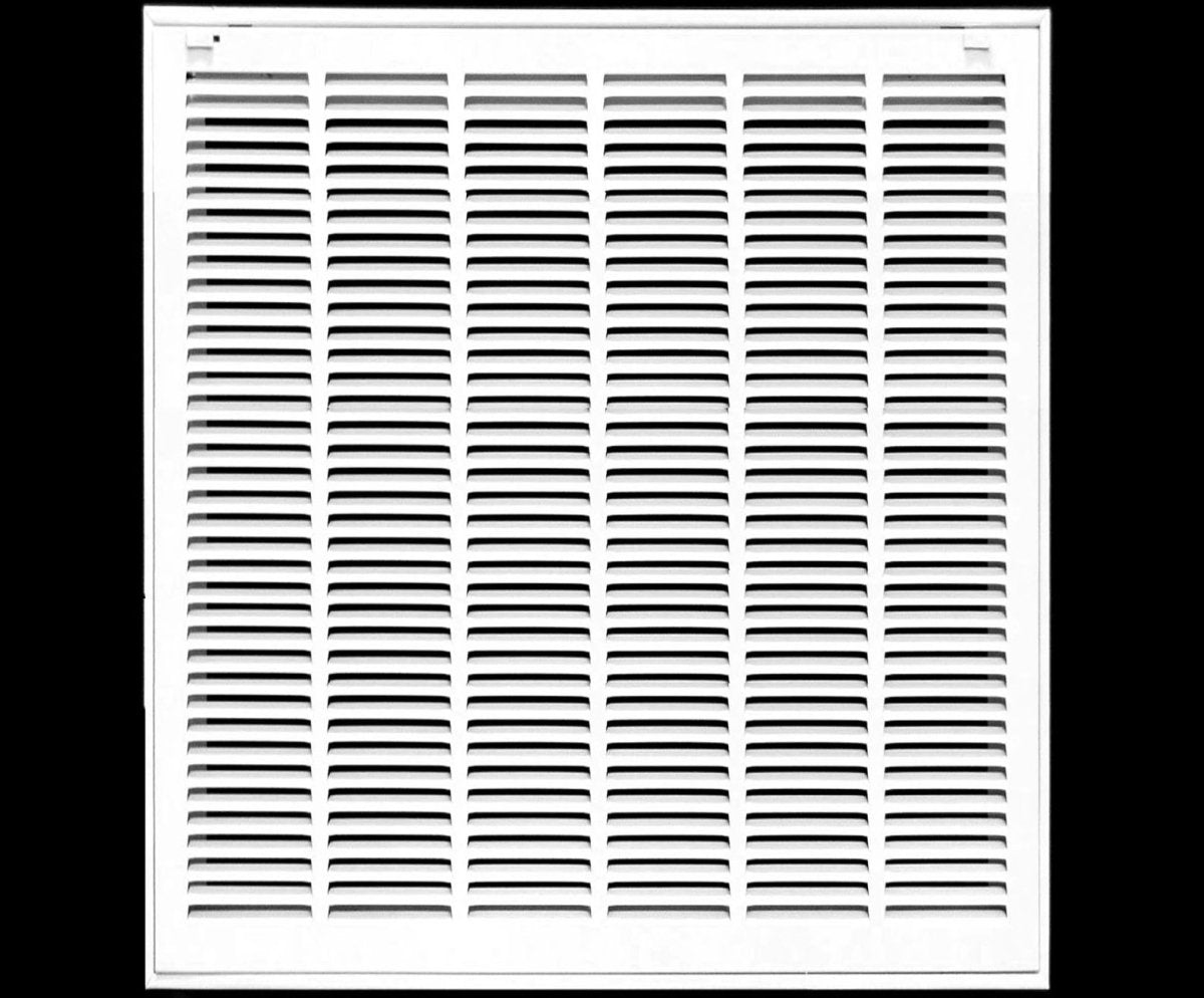 28" X 32" Steel Return Air Filter Grille for 1" Filter - Removable Frame - [Outer Dimensions: 30 5/8" X 34 5/8"] - HVAC PremiumRFG2832 HP