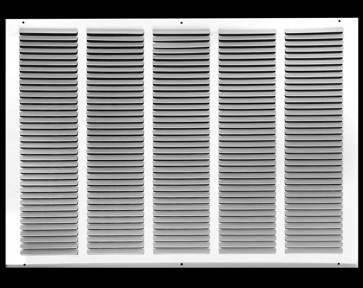 28&quot;W X 12&quot;H [Duct Opening] Steel Air Vent Return Grille - HVAC VENT DUCT COVER DIFFUSER - [Outer Dimensions: 29.75&quot;W X 13.75&quot;H] - HVAC PremiumRG2812 HP