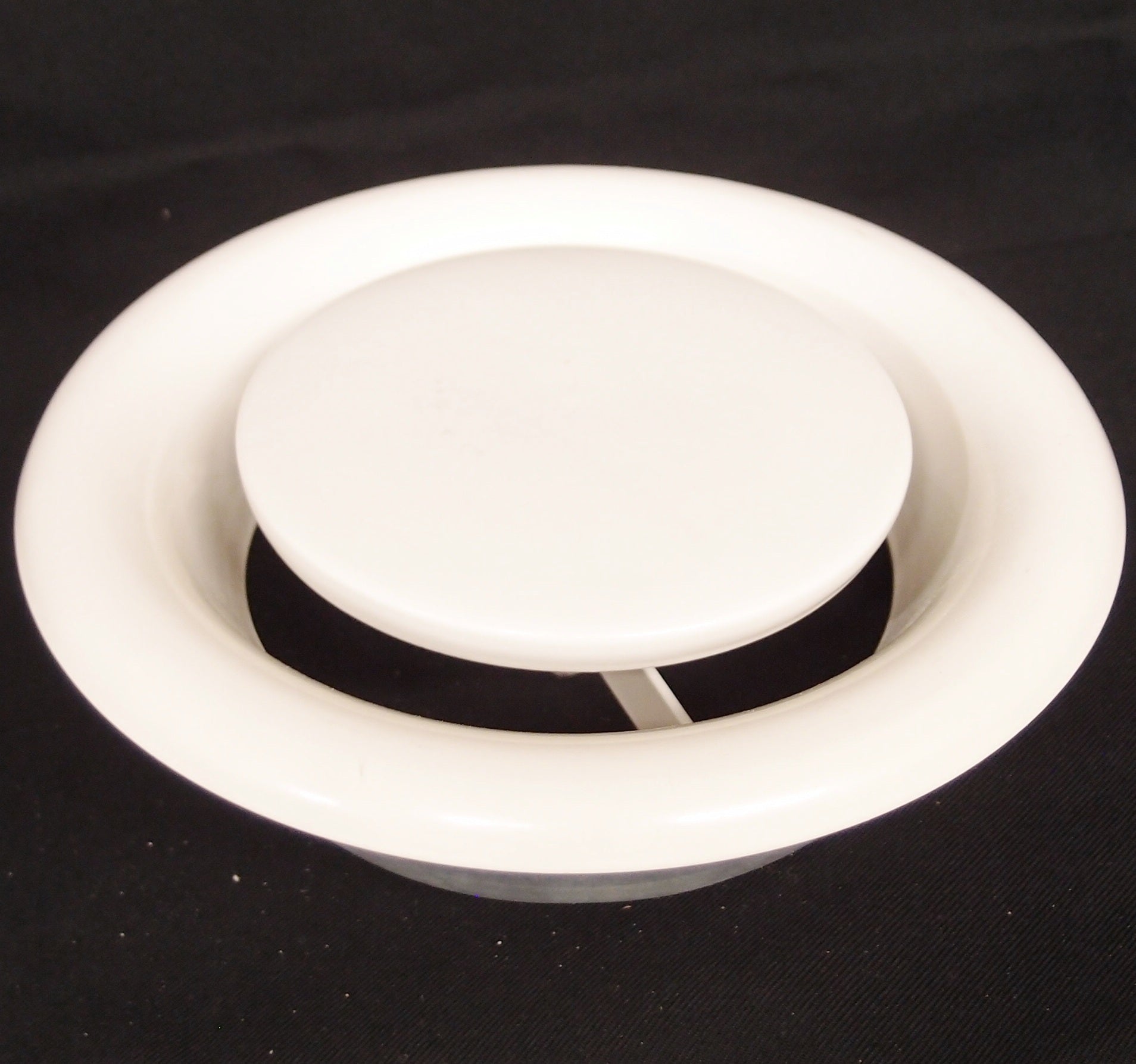 4" Round Return Air Vent Grille With Sponge Gasket & Mounting Frame - HVAC Duct Cover (6" Outer)