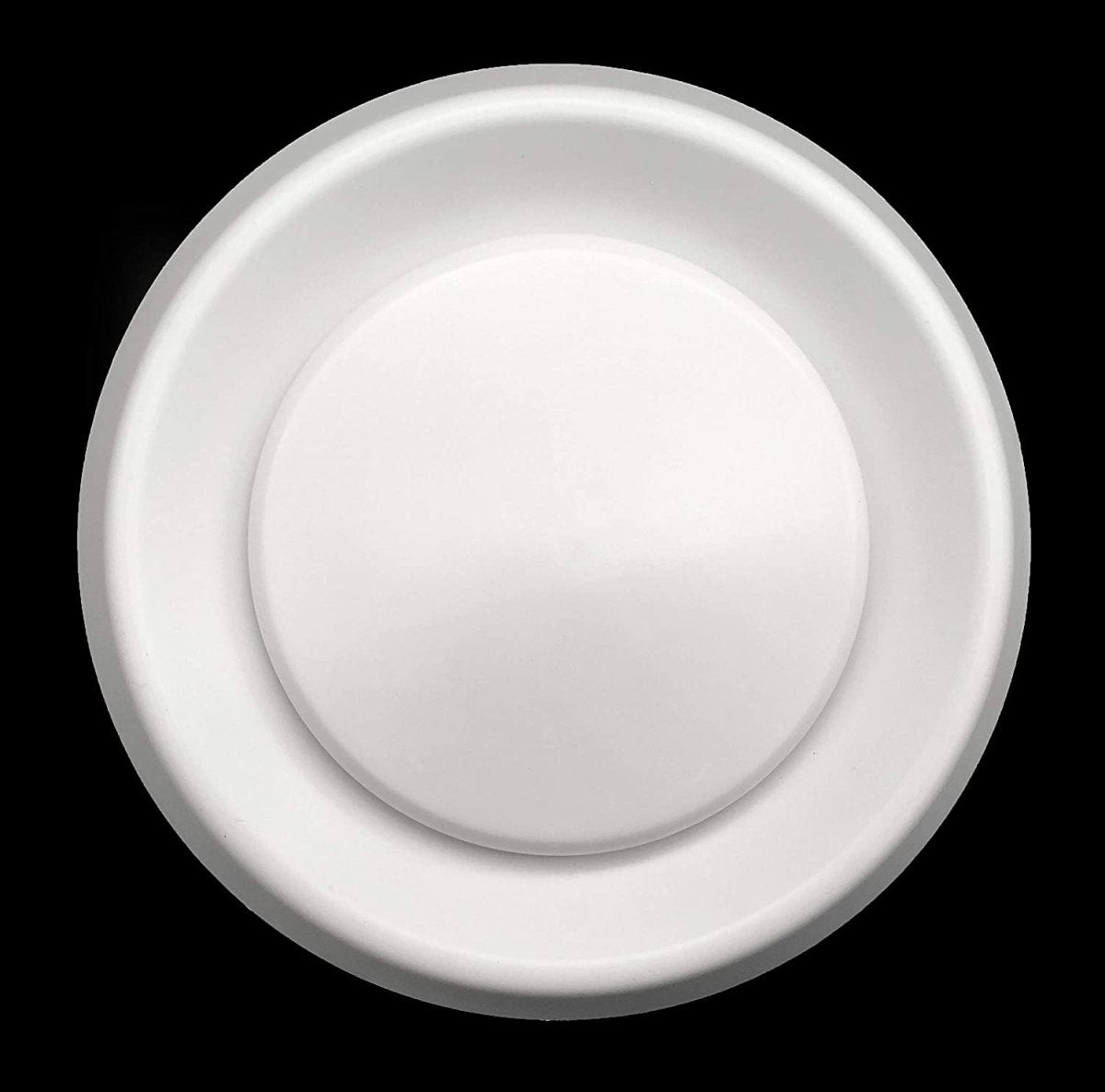 3" Circular Round Plastic HVAC Supply Grille Air Diffuser - Vent Duct Cover [Outer Dimensions: 5"] - HVAC PremiumPL RS3