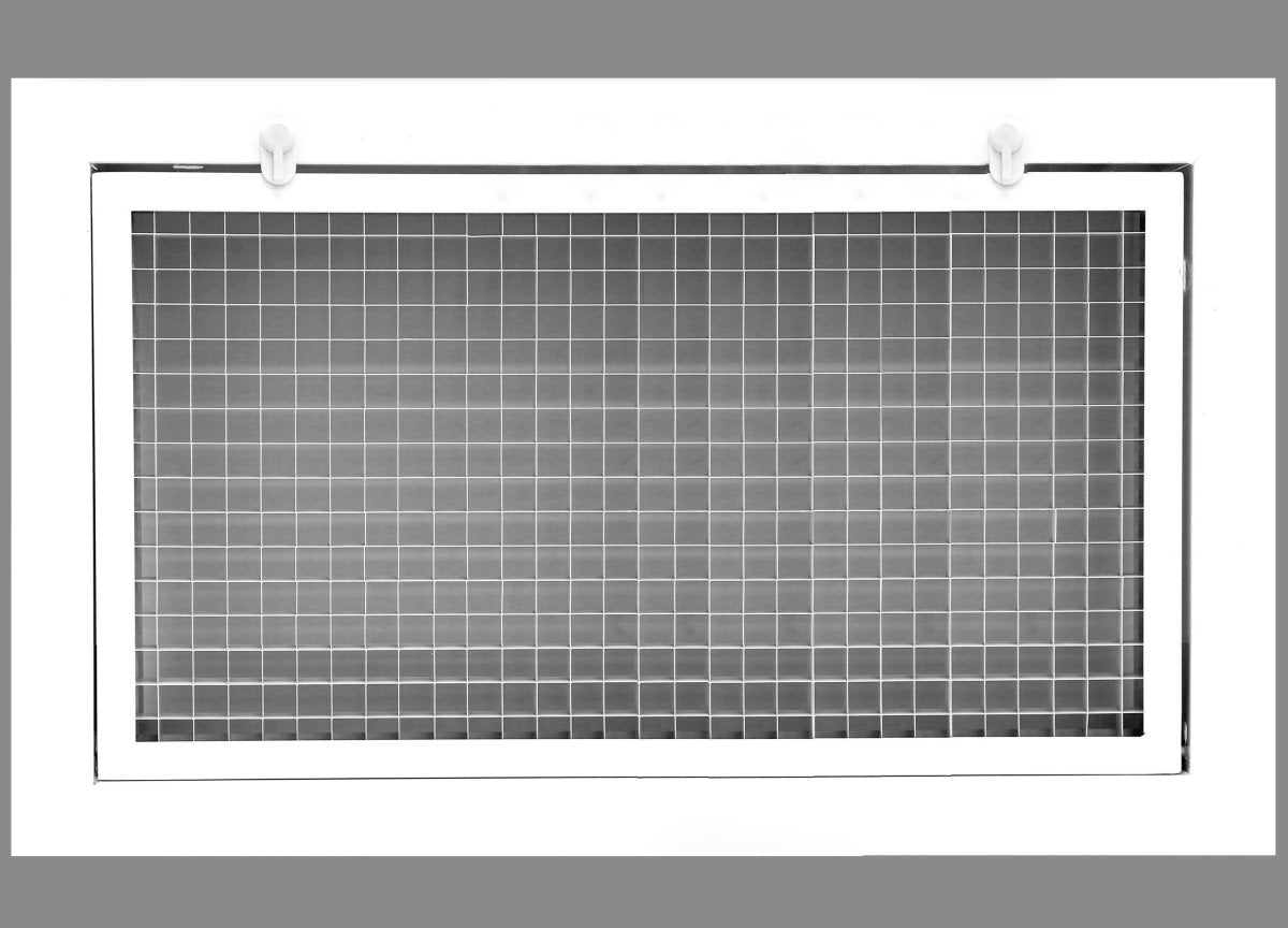 30" x 20" Cube Core Eggcrate Return Air Filter Grille for 1" Filter - HVAC PremiumCRFG3020