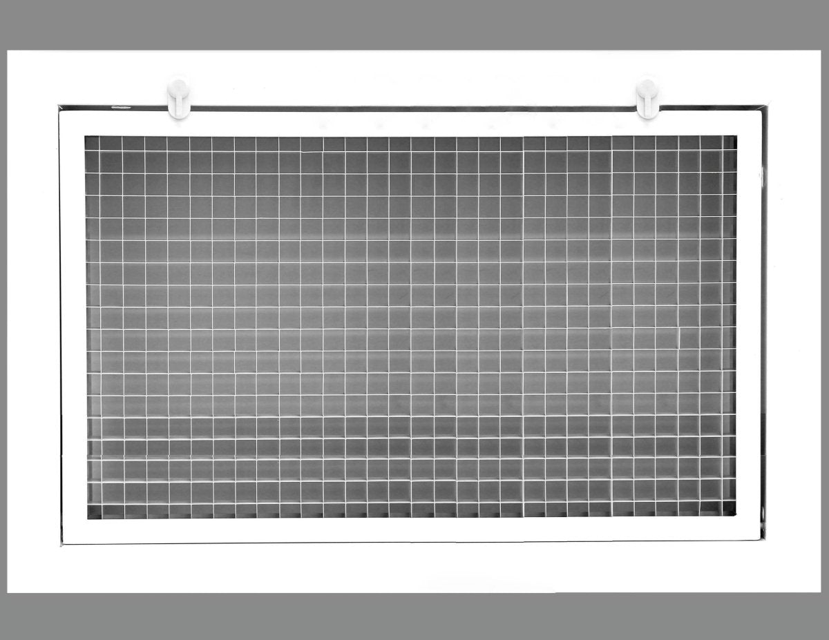 30" x 22" Cube Core Eggcrate Return Air Filter Grille for 1" Filter - HVAC PremiumCRFG3022
