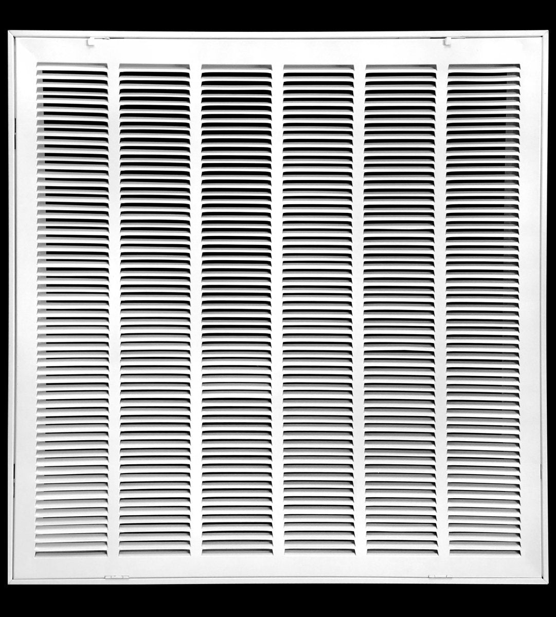 30" X 30" Steel Return Air Filter Grille for 1" Filter - Fixed Hinged - [Outer Dimensions: 32 5/8" X 32 5/8"] - HVAC Premium190 30X30 FBA