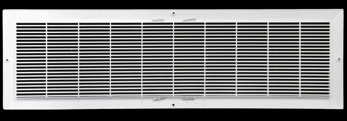 30&quot; x 8&quot; HVAC Return Air Grille - Plastic Never Rust Vent Duct Cover - For Wall &amp; Ceiling - HVAC PremiumPL RG308