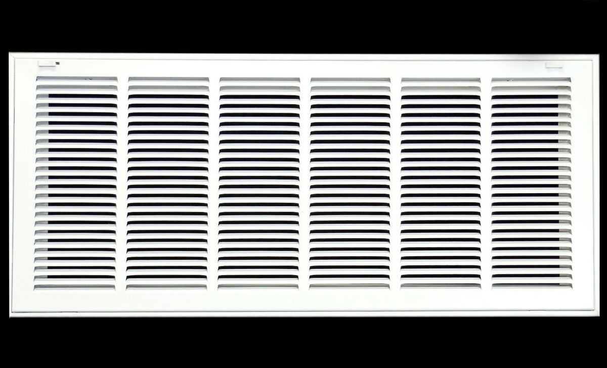 32&quot; X 8&quot; Steel Return Air Filter Grille for 1&quot; Filter - Removable Frame - [Outer Dimensions: 34 5/8&quot; X 10 5/8&quot;]